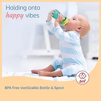 LuvLap Happy Hippo Hard Spout Sipper for Infant 300ml-thumb4