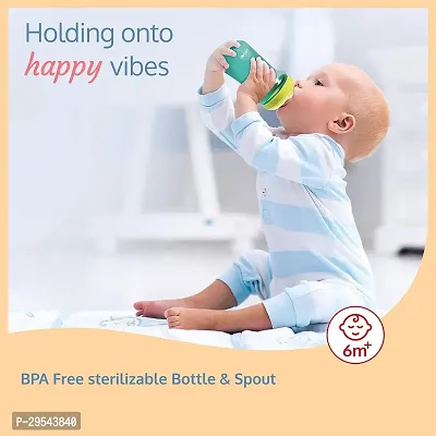 LuvLap Happy Hippo Hard Spout Sipper for Infant 300ml-thumb5