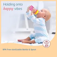 LuvLap Happy Hippo Hard Spout Sipper for Infant 300ml-thumb3