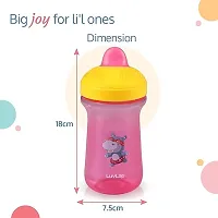 LuvLap Happy Hippo Hard Spout Sipper for Infant 300ml-thumb1