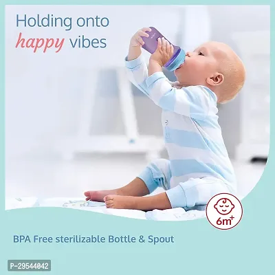 LuvLap Happy Hippo Hard Spout Sipper for Infant 300ml-thumb2