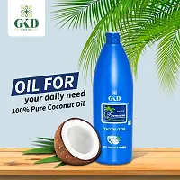 Natural Pure Coconut Hair Oil  (600ml) Pack of 2-thumb1