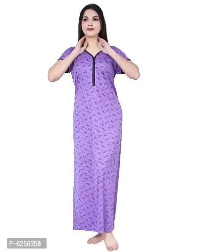 Stylish Hosiery Long Chain Night Gown/Nighty