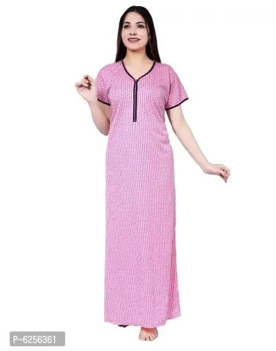 Stylish Hosiery Long Chain Night Gown/Nighty