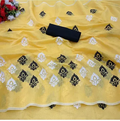 Must Have Chanderi Cotton Saree with Blouse piece 