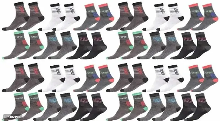 RADHIKA New Edition Cotton Socks For Men ( PACK OF 12 PAIR COMBO)-thumb0