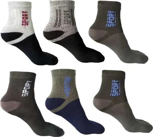 Classy Solid Socks for Unisex, Pack of