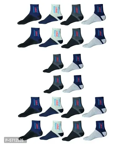 New Edition Cotton Socks For Men & Woman ( PACK OF 12 )-thumb0