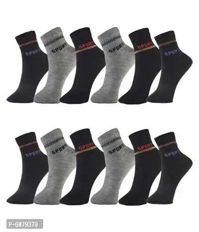 Cotton Socks For Men Pack Of 12 Pair-thumb0