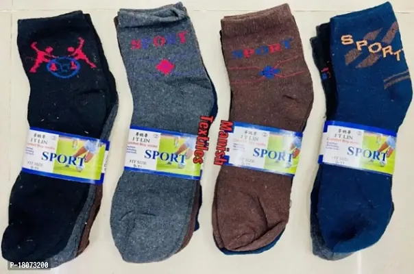 New Edition Cotton Socks For Mens ( PACK OF 12 Pair)