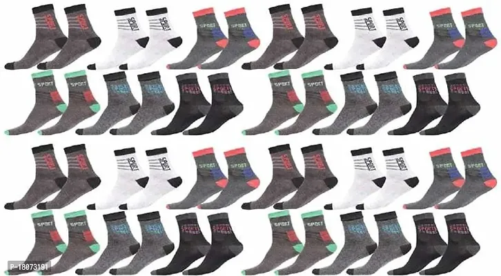 New Edition Cotton Socks For Men  Woman ( PACK OF 12 )-thumb0