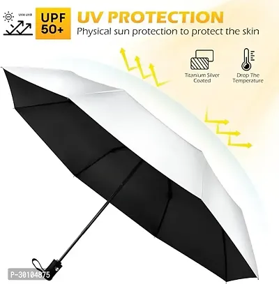 Trendy Waterproof Automatic Open Travel Umbrella with Wind Vent-thumb2