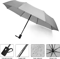 Trendy Waterproof Automatic Open Travel Umbrella with Wind Vent-thumb3