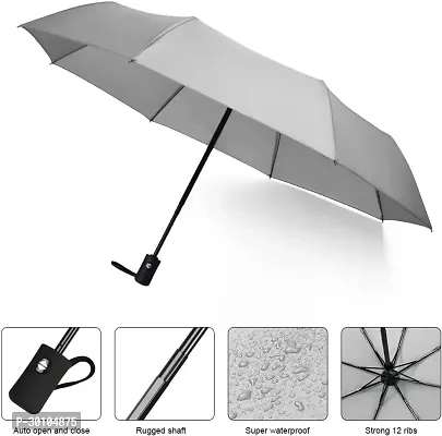 Trendy Waterproof Automatic Open Travel Umbrella with Wind Vent-thumb4