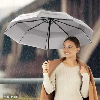 Trendy Waterproof Automatic Open Travel Umbrella with Wind Vent-thumb5