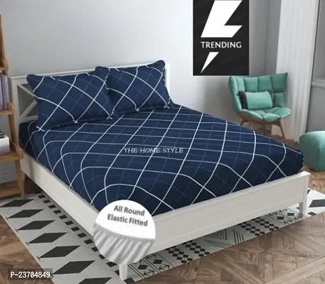 Trending Elastic fitted Double Bedsheet