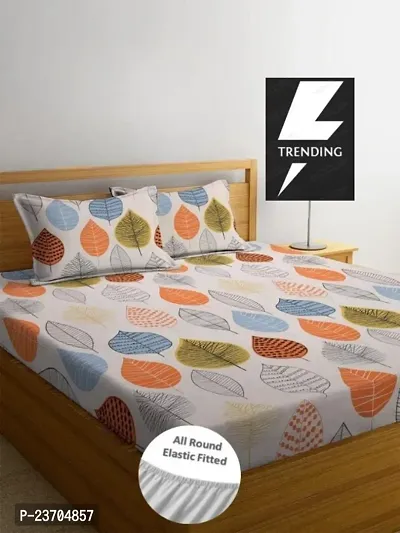 Trending Elastic fitted Double Bedsheet