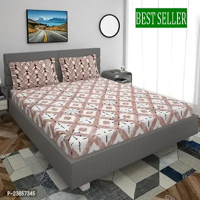 Trending Elastic fitted Double Bedsheet