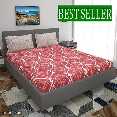 Trending Elastic fitted Double Bedsheet