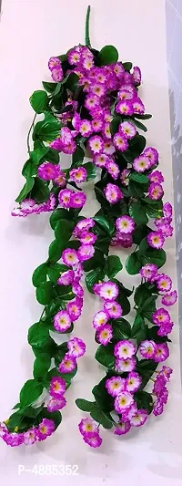 Nutts Artificial Hanging  daffodil Shaped Flowers (Purple, 1 Piece)-thumb0