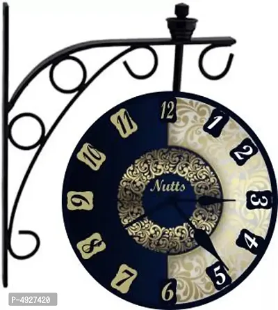 Nutts Double sided wall Clock in antique model (Royal)-thumb0