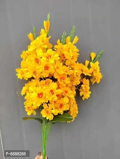 Nutts Spring Branch-Artificial Flower, Rose Flowers (Pack Of 1) (Yellow)