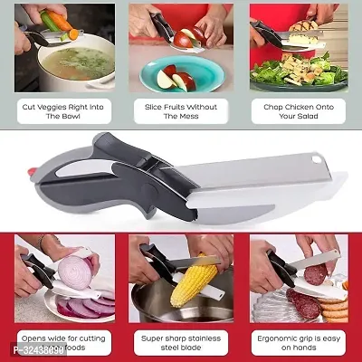 2 in 1 Stainless Steel Smart Vegetable Cutter Kitchen Knife