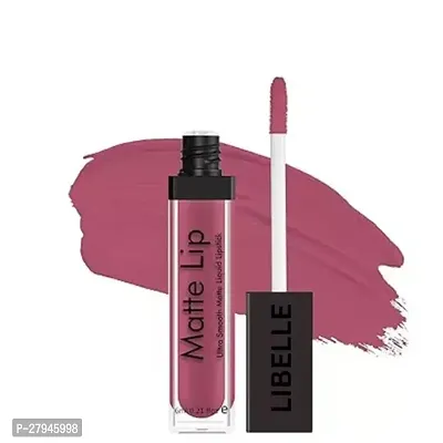 Ultra Smooth Matte Liquid Lipstick Smooth Lip Color Weightless Finish Silky Matte Finish Shade Cookie 6ml-thumb0