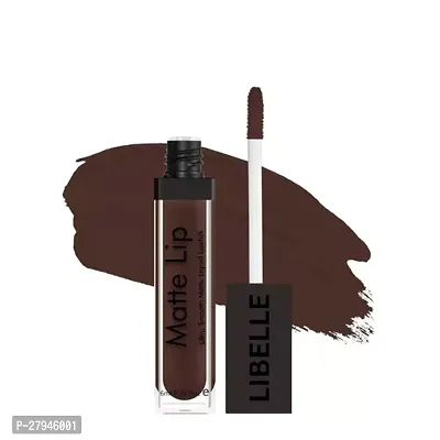 Ultra Smooth Matte Liquid Lipstick Smooth Lip Color Weightless Finish Silky Matte Finish Shade Cookie 6ml-thumb0