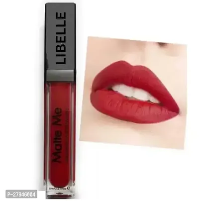 LIBELLE Ultra Smooth Matte Liquid Lipstick Smooth Lip Color Weightless Finish Silky Matte Finish Shade RED 6ml-thumb0