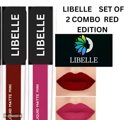 Libelle Lipstick Red Edition Matte Lipsticks Pack Of 2