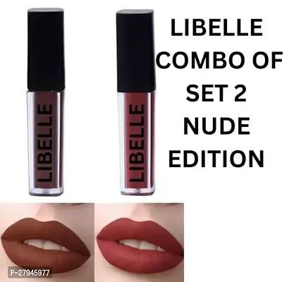Libelle Lipstick Nudsh 2 Matte Lipsticks Pack Of 2