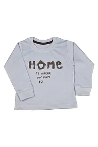 KIDZVILLA Baby Boys & Girls Cotton Printed Fullsleeve T-Shirt (Pack of 2) (Style 3) (12-18 Month)-thumb1