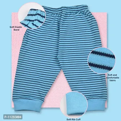KIDZVILLA Kids Baby Boys and Girls Unisex Woolen Winter Warm Lower Track Pant Regular Fit Inside Fleece Legging Pajama for Kids Pack of 2 (ZR-281/221-3-0-6 M) Red-Blue-thumb4