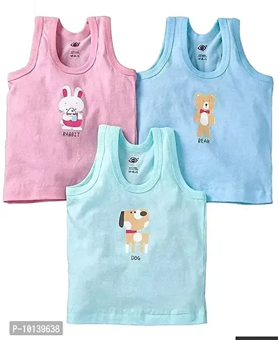 KIDZVILLA Printed Baby Vest for Kids Cotton Sleeveless Sando Baniyan Toddler Innerwear Baby Cloth for Baby Boys  Girls_Vest 101/062_M (6)-thumb2