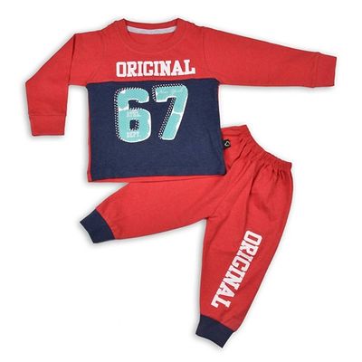Baby Boy & Girls Winter Clothing Sets Full Sleeve T-Shirts and Pant/Pajama Combo