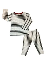 Classic Cotton Printed Top and Bottom Set for Unisex Kids-thumb1