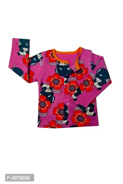 Classic Cotton Printed Top and Bottom Set for Unisex Kids-thumb3