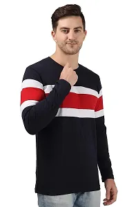 kishan kanhaya Men's Cotton Round Neck Full Sleeve T Shirt (Pack of 1, Black)-thumb2