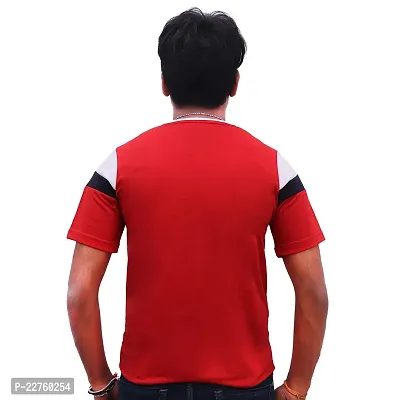 Men's Stylish Cotton Striped Tshirt-thumb4