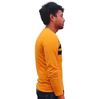 Men's Cotton Solid Round Neck Full Sleeve T-Shirt-thumb1