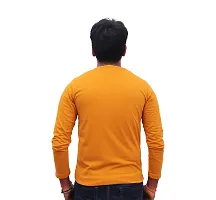 Men's Cotton Solid Round Neck Full Sleeve T-Shirt-thumb2