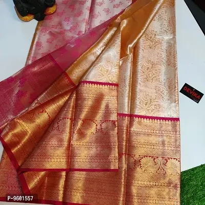 Classic Cotton Silk Woven Saree with Blouse piece-thumb0