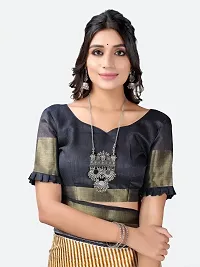 Stylish Fancy Art Silk Saree With Blouse Piece For Women-thumb4