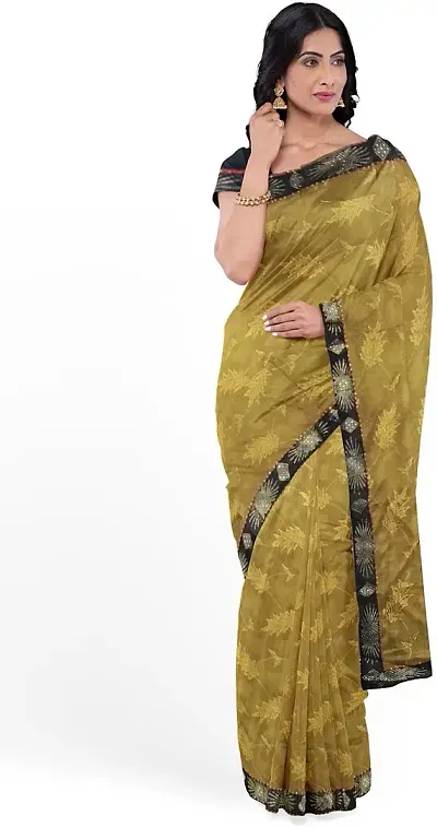 Hot Selling Lycra Saree with Blouse piece 