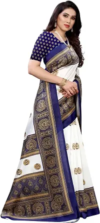 Stylish Fancy Cotton Silk Saree With Blouse Piece For Women-thumb2