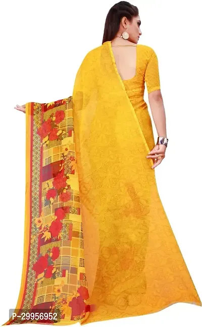 Stylish Fancy Georgette Saree With Blouse Piece For Women Pack Of 2-thumb4