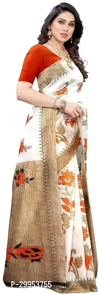 Stylish Fancy Art Silk Saree With Blouse Piece For Women-thumb3