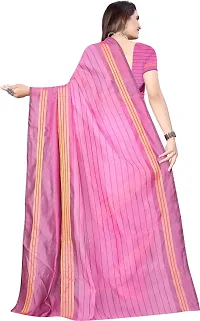 Stylish Fancy Cotton Silk Saree With Blouse Piece For Women-thumb2