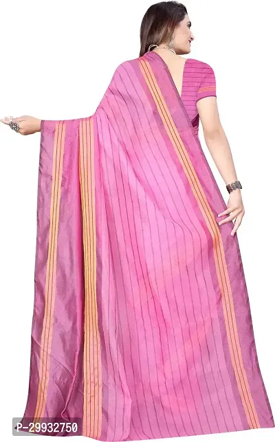 Stylish Fancy Cotton Silk Saree With Blouse Piece For Women-thumb3